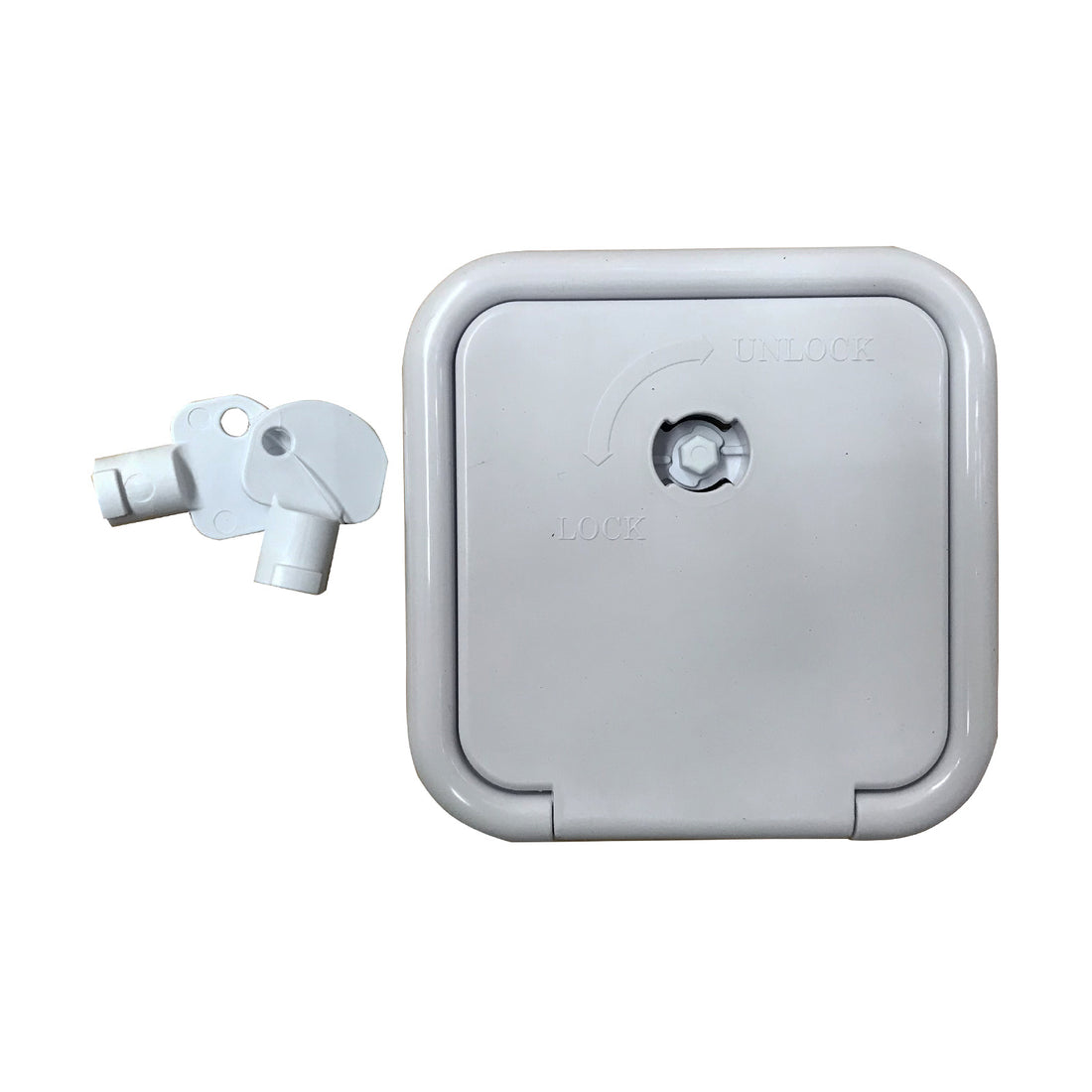Door and Surround - Suits Jayco Camper Winch Handle, 60mm hole, 100mm overall