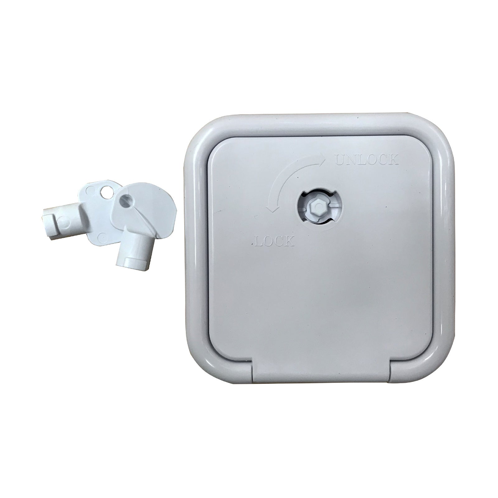 Door and Surround - Suits Jayco Camper Winch Handle, 60mm hole, 100mm overall