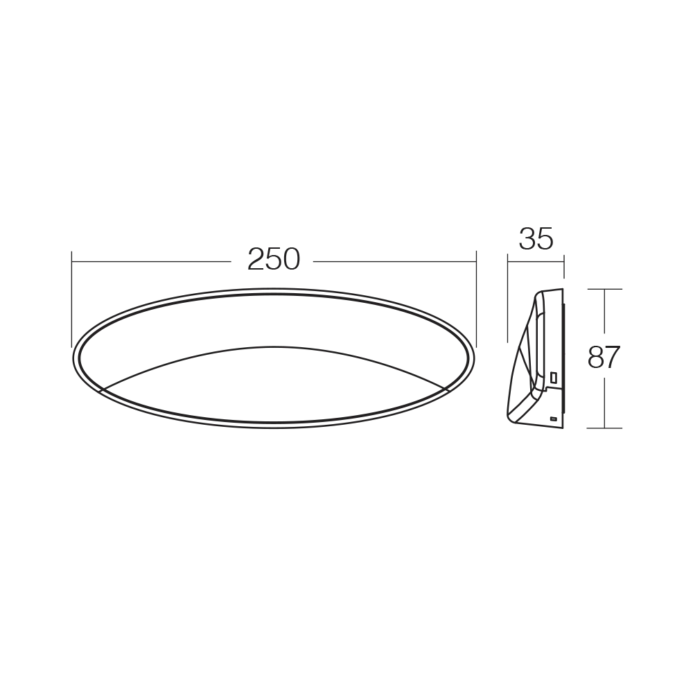 NARVA 12V LED Awning Light - White - 250mm x 87mm