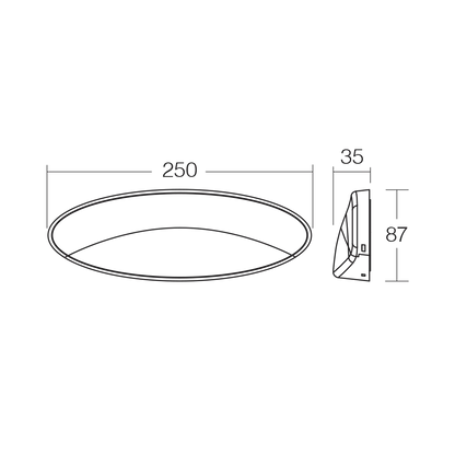 NARVA 12V LED Awning Light - White - 250mm x 87mm