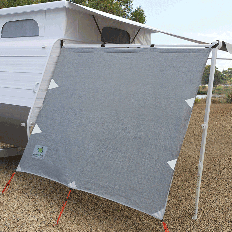 End Sunscreen for Pop Top 2.1m x 1.8m - Coast - CLEARANCE