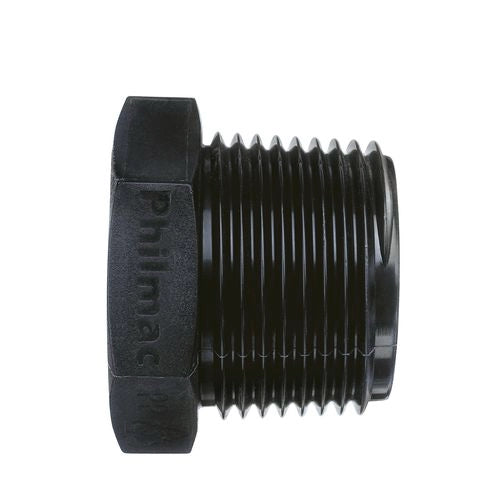 Philmac Poly Plug End BSP 1/2" - CLEARANCE