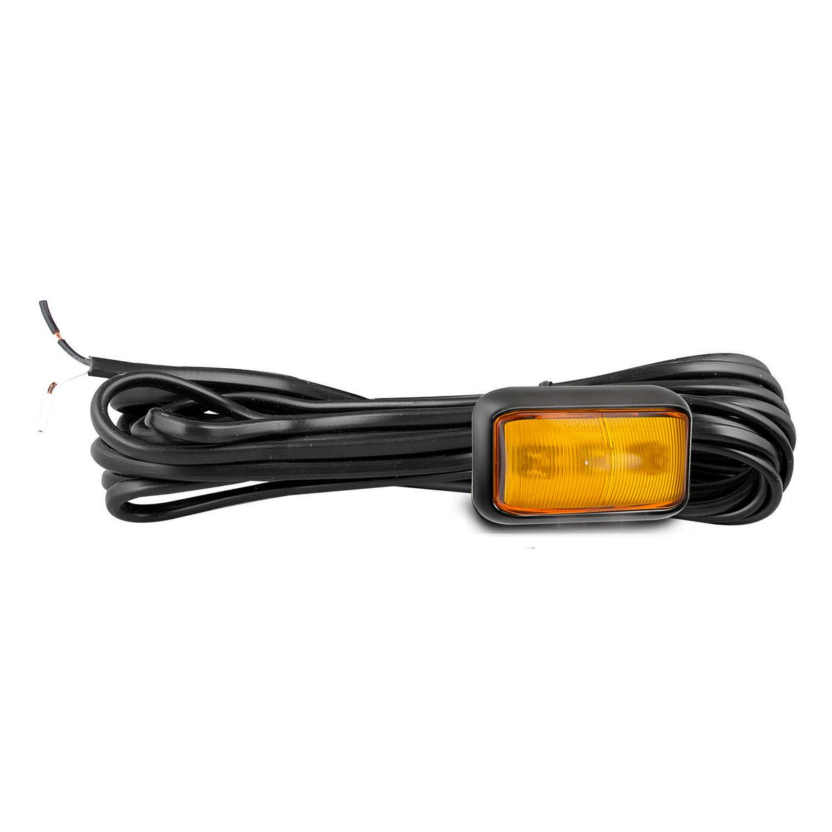 10/30V LED Side Direction Indicator Light With 3m Tinned Cable - 58AM3- CLEARANCE
