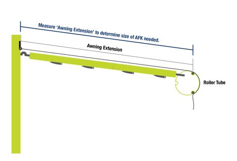 ATRV Anti Flap Kit (Black) - Short 2100-2200mm - LIMITED STOCK