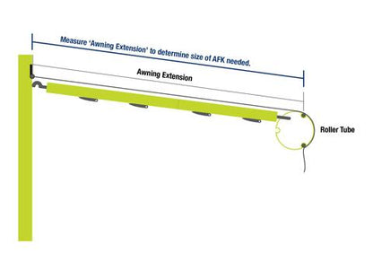 ATRV Anti Flap Kit (Black) - Short 2100-2200mm - LIMITED STOCK