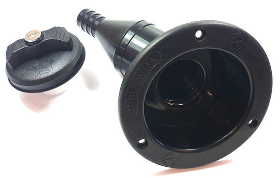 Hume Black Water Filler with Lockable Cap