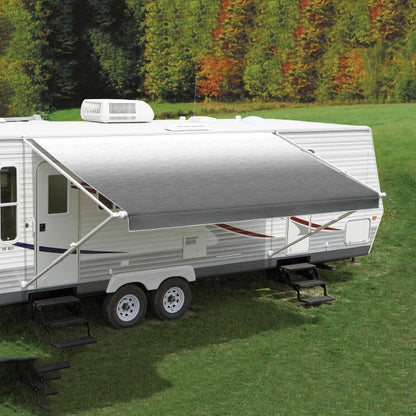 Carefree LED 18ft Awning Silver Shale Fade  (no arms/hardware)  including fitment - SPECIAL ORDER