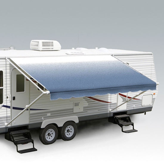 13ft Carefree Fiesta Awning - Blue Shale Fade (No Arms/Hardware) including fitment - SPECIAL ORDER