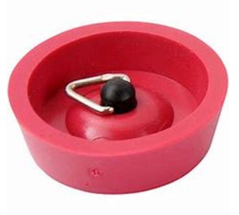 Red Rubber 25mm Sink Plug