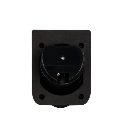 Transco 10A Caravan Power Outlet (Black) 240V - IP54