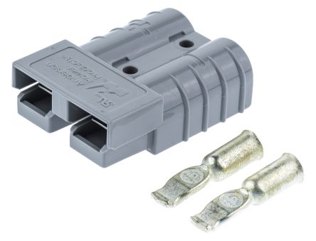 Anderson Connector 50amp Grey W/ Terminal - Anderson Power
