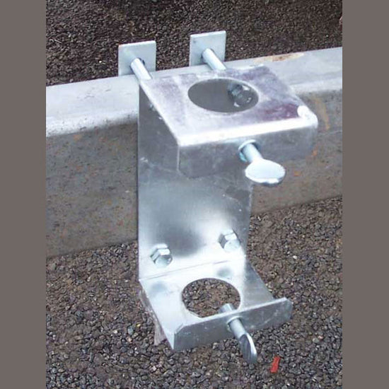 Explorer Draw Bar Mount for TV Antenna Pole suits Caravans, RVs, Boats.