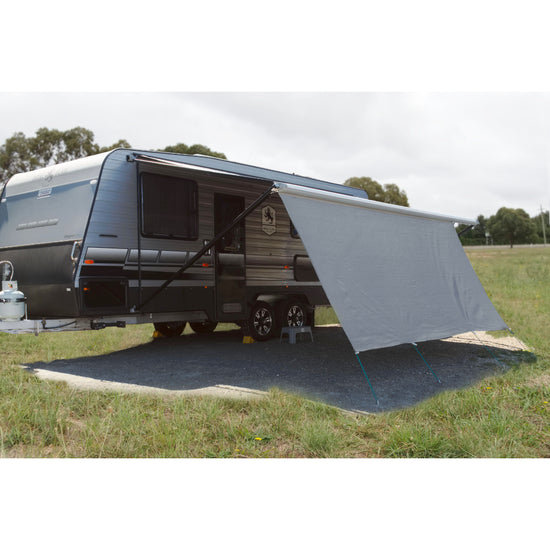 SUPEX 4000 MM X 1950 MM (14') 1.95M DROP GREY PRIVACY SCREEN - SUPEX