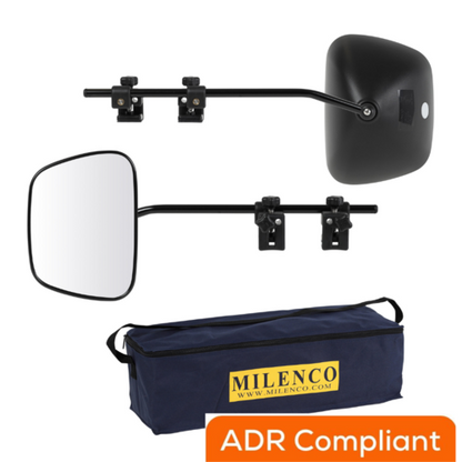 Milenco Grand Aero4 Extra Wide Towing Mirrors - Pair