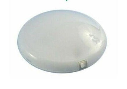 12V LED Oyster Light with Switch - Cool White - 250mm