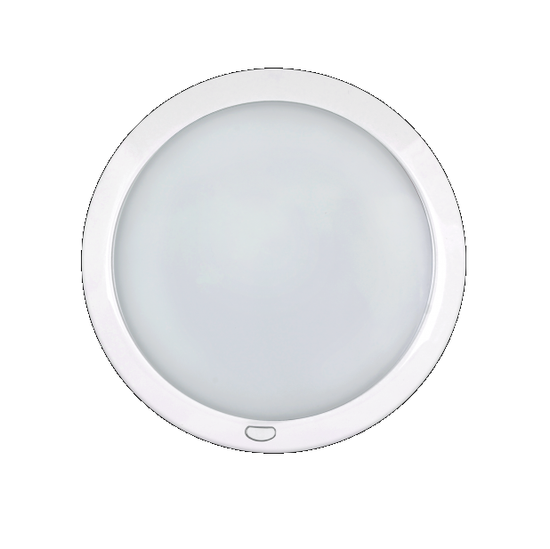 Supex LED Round White Ultra Slim Panel Light with switch