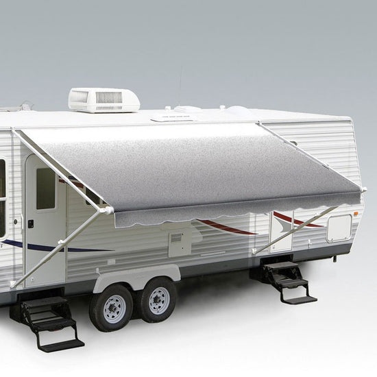 Carefree 14ft Awning Silver Shale Fade Fiesta Awning (no arms/hardware) including fitment - SPECIAL ORDER