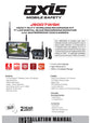 Axis 7” Wireless Quad View Reversing Camera Kit (Up to 4 Cameras)