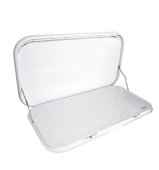 Coast White Wall Mounted Picnic Table 800 x 450mm (With Chrome Lock)