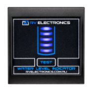 RV Square Single Water Tank Gauge (Black)