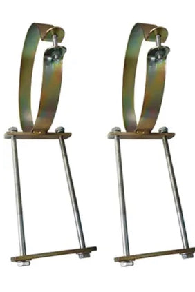 Supex mounting brackets for pole carrier -suits 150ml diameter pole tube