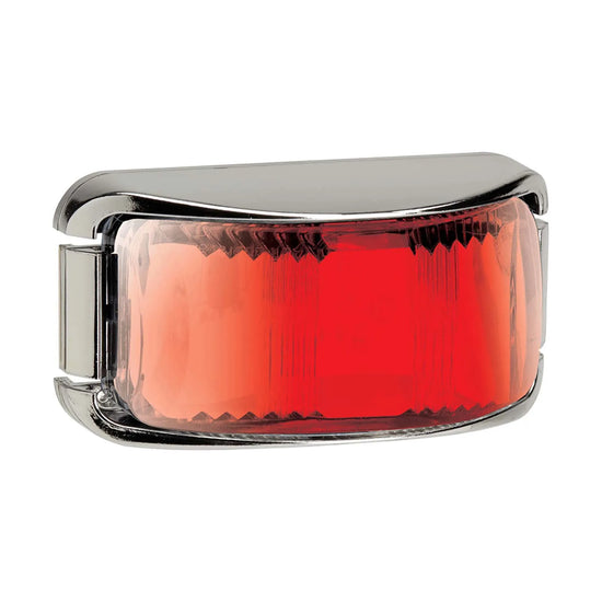 Narva Red LED Rear Marker Lamp Chrome Base