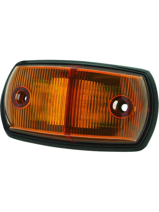 Jaylec LED side marker lamp (Amber) 9-33V- (Black base)