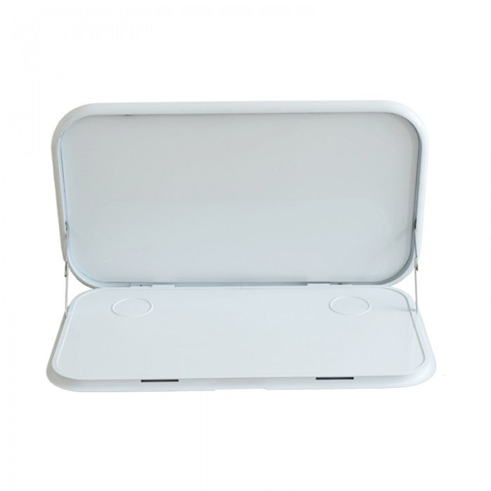 Caravan Picnic Table - White - 800 x 445mm with backing plate