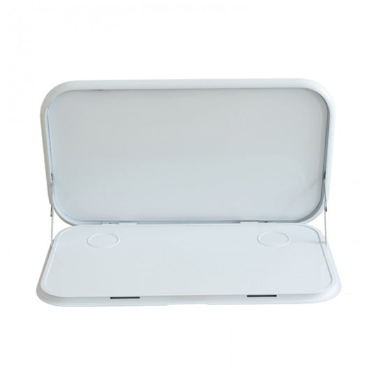 Caravan Picnic Table - White - 800 x 445mm with backing plate