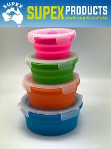Supex Collapsible Round Containers (Set of 4)