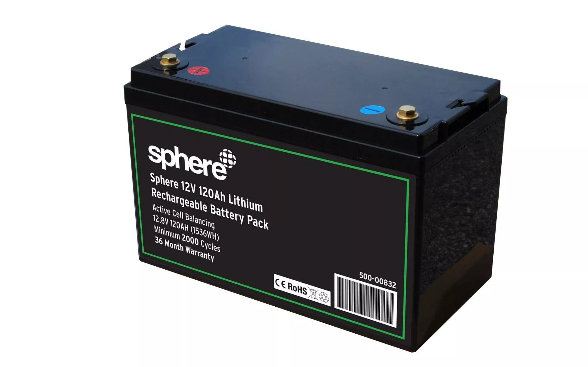 Sphere 12V 120AH Lithium Rechargeable Battery -PICK UP ONLY